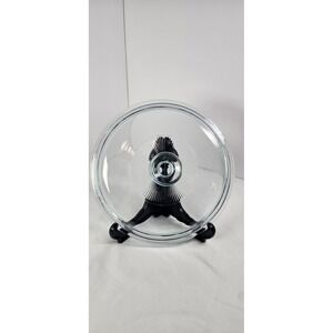 PYREX Glass Clear Round Ribbed Replacement Lid G-1-C 8-3/4"